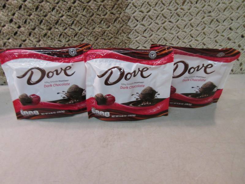 lot 114 image: 3 Bags of Dove Silky Smooth Promise...