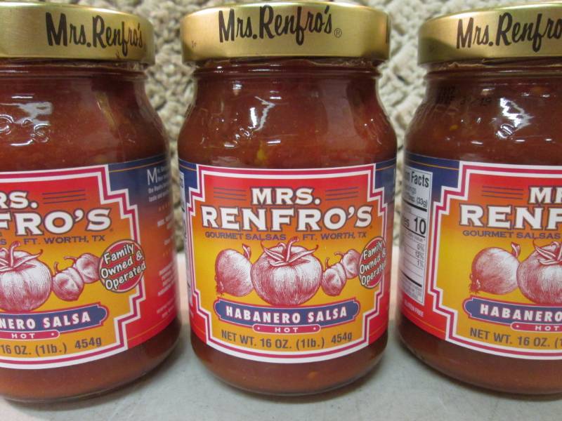 lot 132 image: 3 Jars of Mrs. Renfros Habanero Sa...