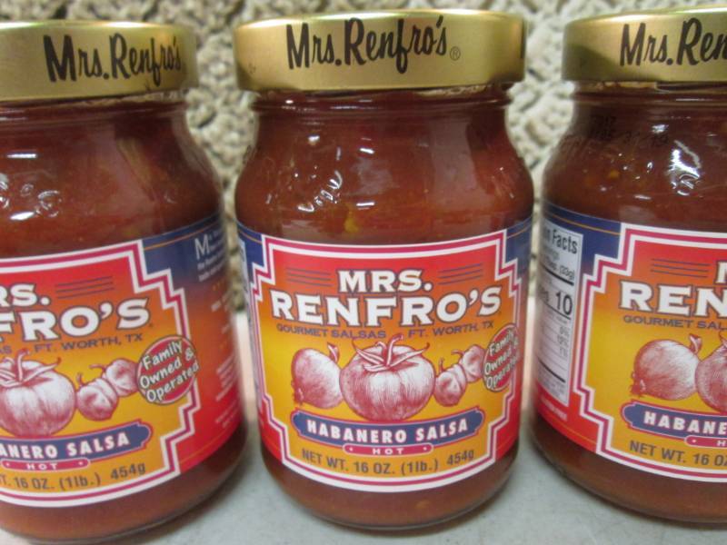 lot 134 image: 3 Jars of Mrs. Renfros Habanero Sa...