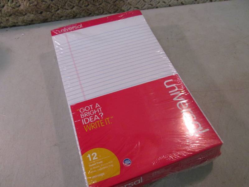 lot 150 image: 12-Pack of Universal 8.5 x 14Rule...
