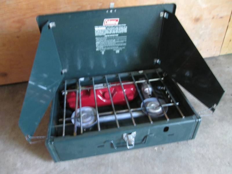 lot 182 image: Coleman 2-Burner Camp Stove  UC-1...