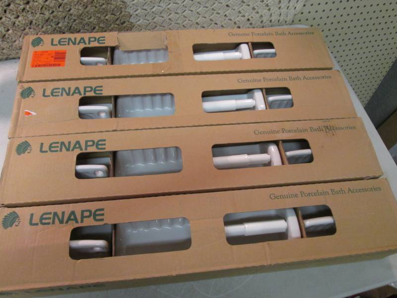 lot 186 image: Lot of 4 Lenape 5pc Genuine Porcela...