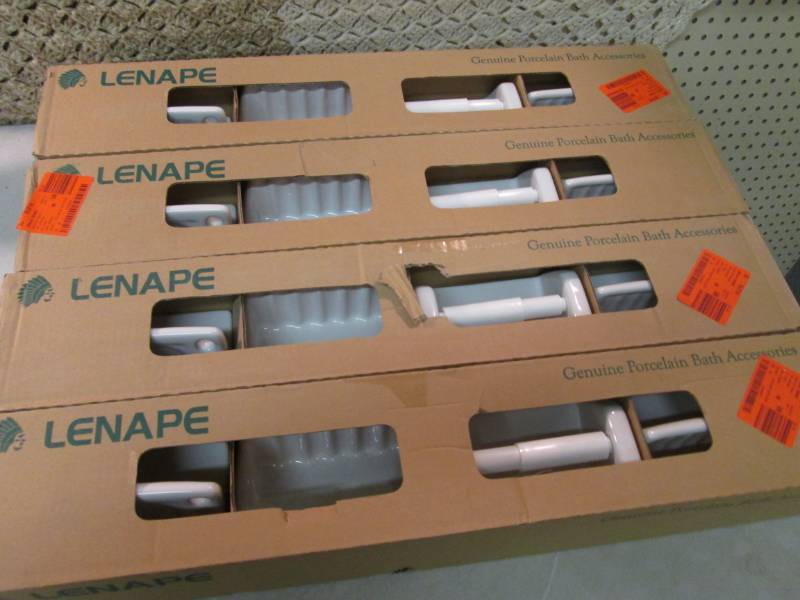 lot 187 image: Lot of 4 Lenape 5pc Genuine Porcela...