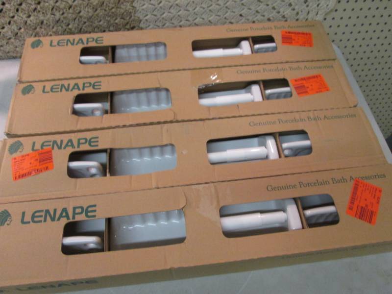 lot 188 image: Lot of 4 Lenape 5pc Genuine Porcela...