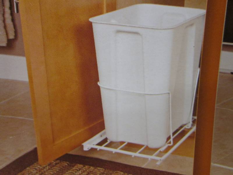 lot 208 image: Closet Maid 24 Qt Pull-Out Trash Bi...