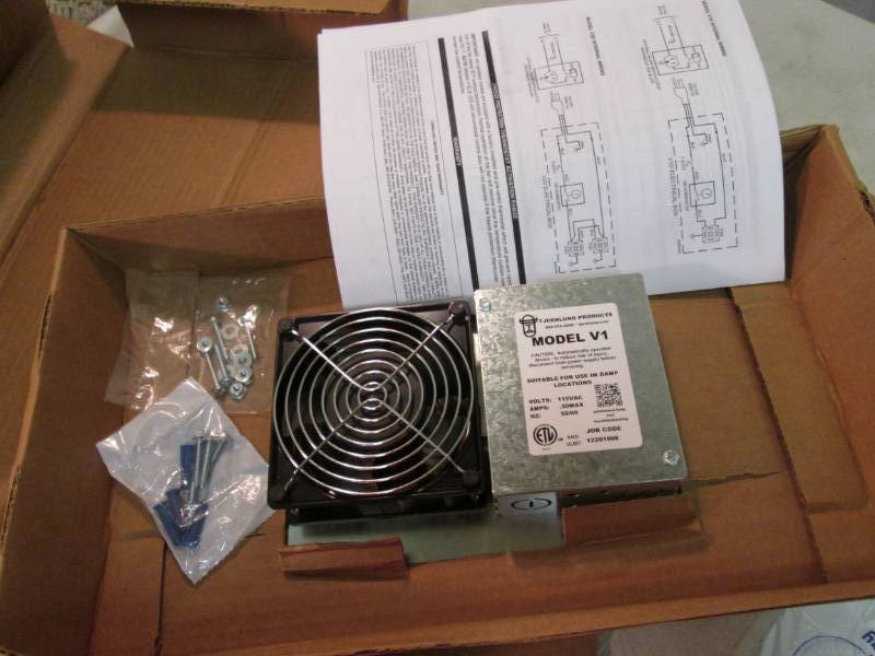 lot 228 image: 110 CFM Power Crawl Space Fan Was U...