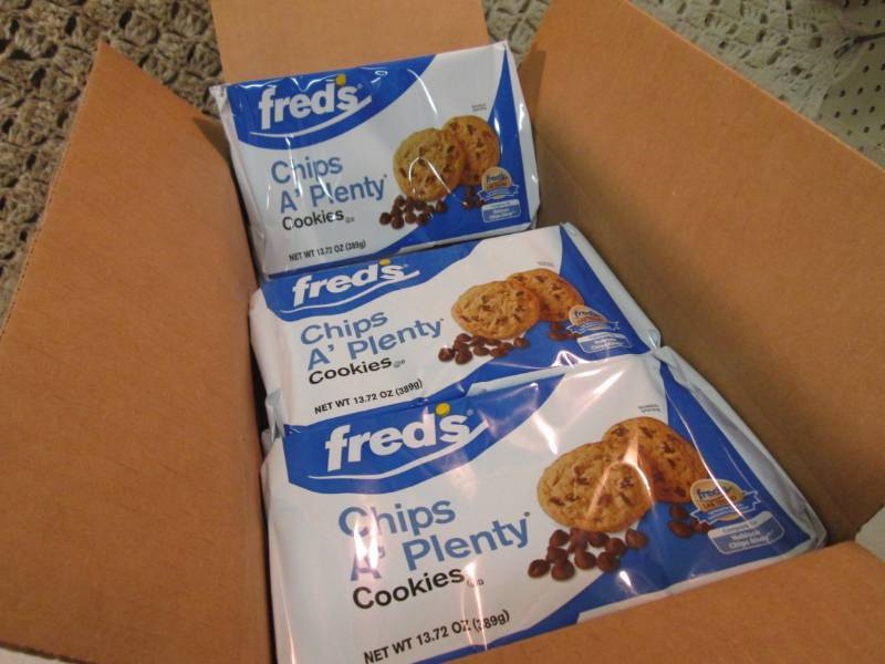 lot 230 image: Case of 12 Packs of Freds Chips A...