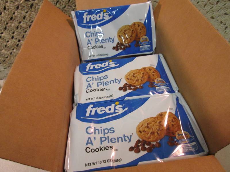 lot 232 image: Case of 12 Packs of Freds Chips A...