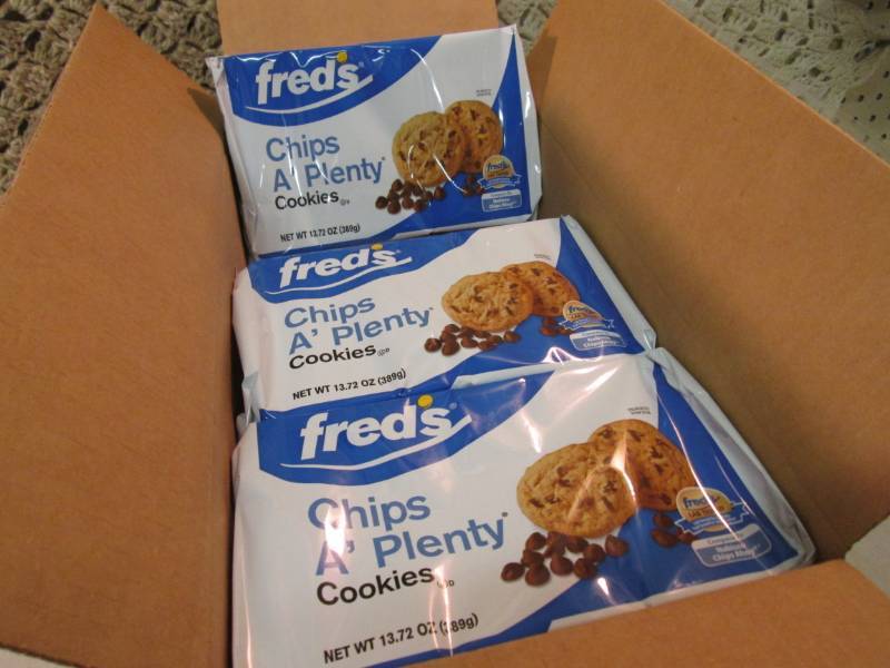 lot 235 image: Case of 12 Packs of Freds Chips A...