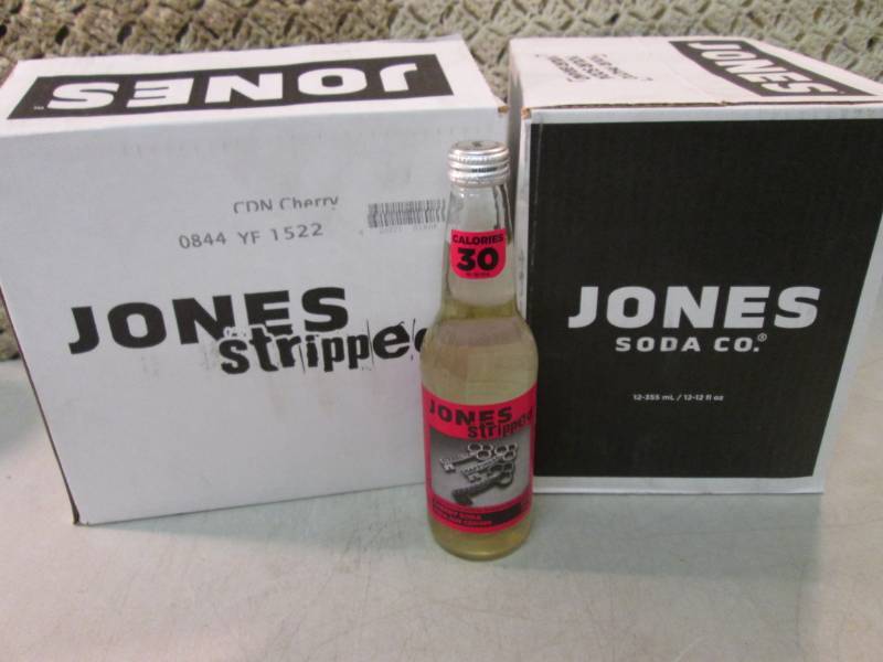 lot 238 image: 2 - 12 Packs of Jones Stripped Cher...
