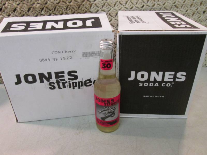 lot 239 image: 2 - 12 Packs of Jones Stripped Cher...