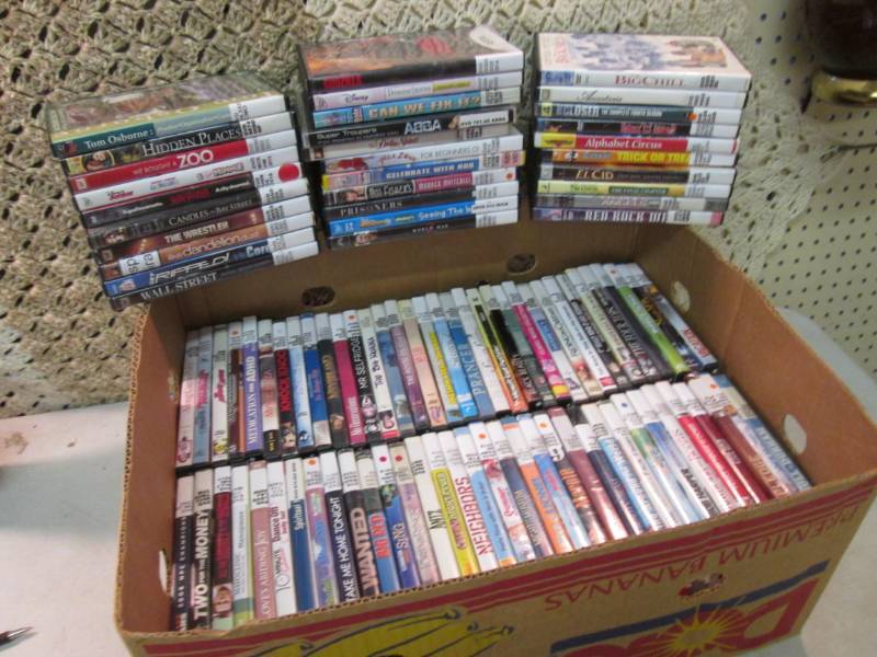 lot 250 image: Lot of 99 DVD Movies  CLR...