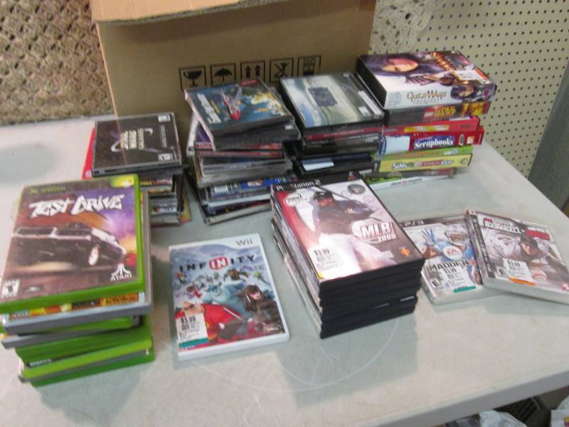 lot 251 image: Lort of Games XBox Wii PS2 PS3 Etc....
