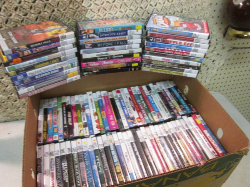 lot 255 image: Lot of 97 DVD Movies  CLR...