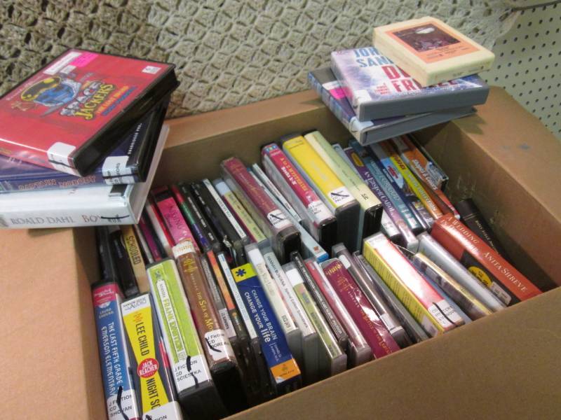 lot 257 image: Mix Lot of DVDs CDs Audio Books  ...