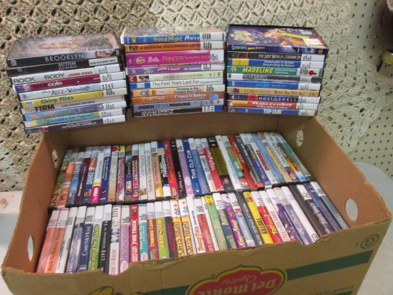 lot 258 image: Lot of 98 DVD Movies  CLR...