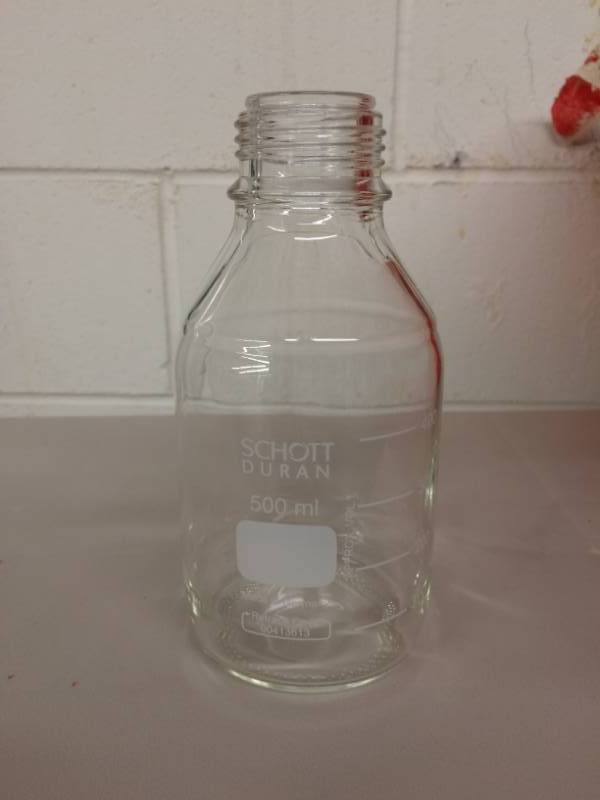 lot 26 image: 2 Case New Schott Duran Laboratory Glass Bottles
