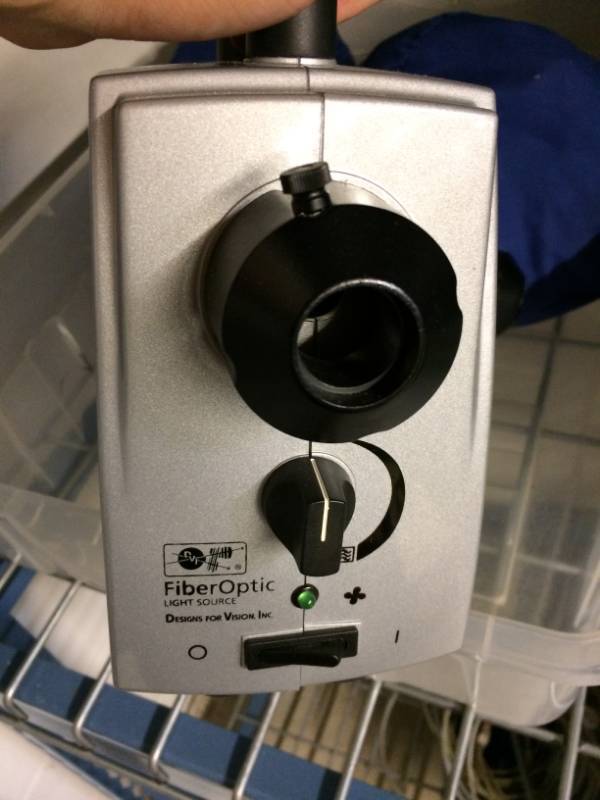 lot 37 image: #2 Designs For Vision Fiber Optic Light Source With The Bifurcated FiberOptic Microsurgical Headlight - Excellent Working Condition