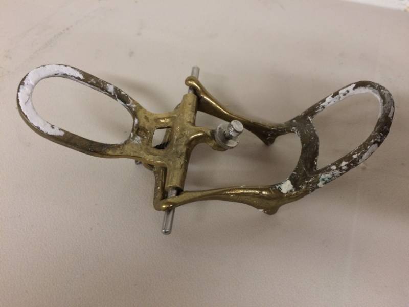 lot 27 image: Vintage Brass Dental Articulator