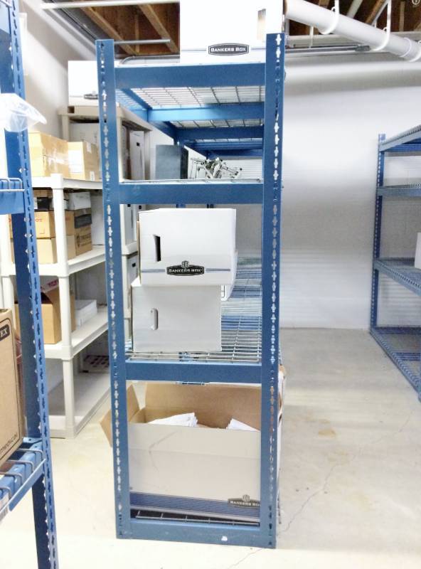 lot 36 image: Commercial 4 Shelf Pallet Racking System 6x2x5 - Like New Condition - Contents Not Included 