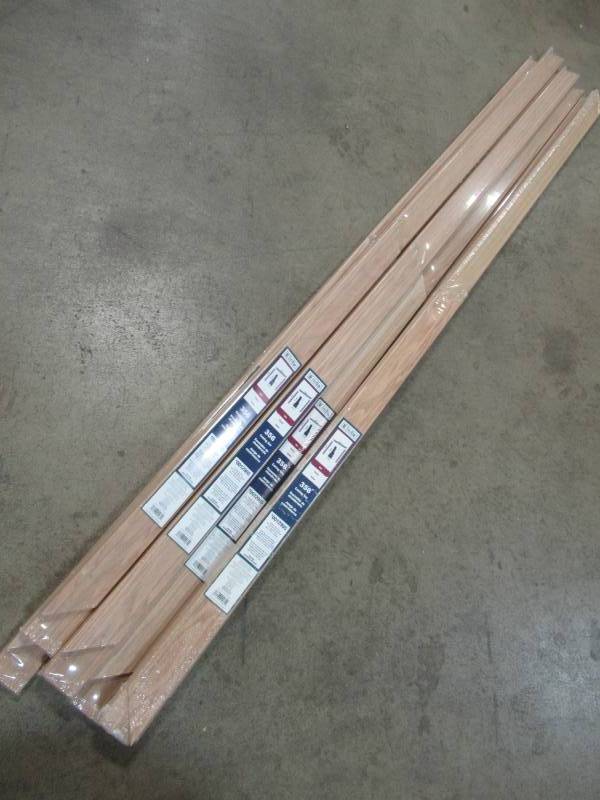 lot 65 image: 7 packs of EverTrue Interior Red Oak Window and Door Casing M 35630OAKLL