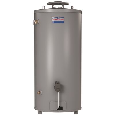 lot 9 image: American Water Heater 74 Gallon High Recovery Natural Gas Water Heater, G62-75T75-4NOV - New in Box