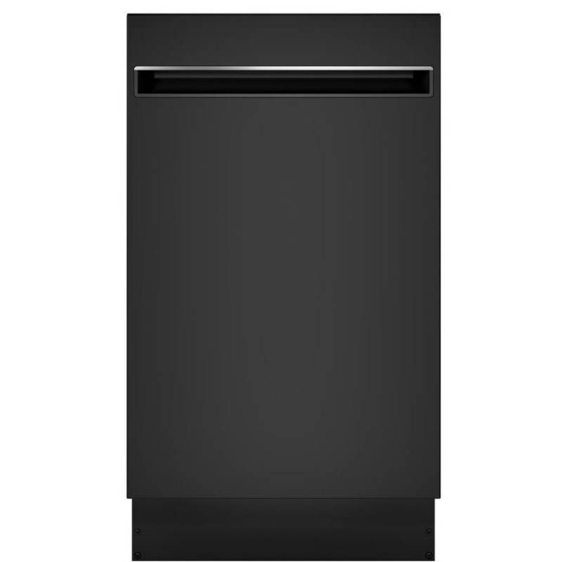 lot 54 image: GE Profile 47-Decibel Hard Food Disposer Built-in Dishwasher (Black) 18 PDW1800KBB - NEW IN BOX