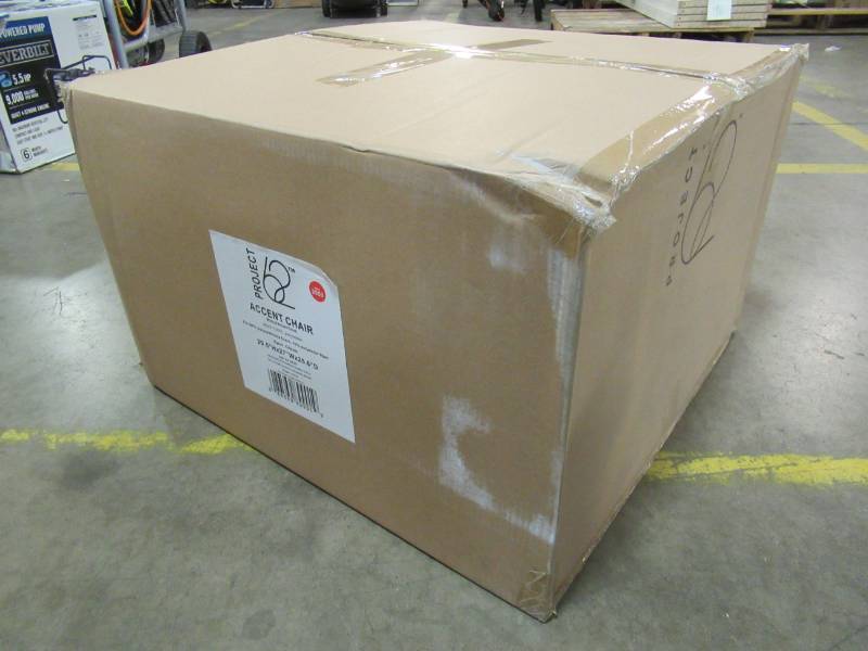 lot 193 image: Project 62 Pomeroy Barrel Chair Navy, 249-08-2559 - NEW IN BOX