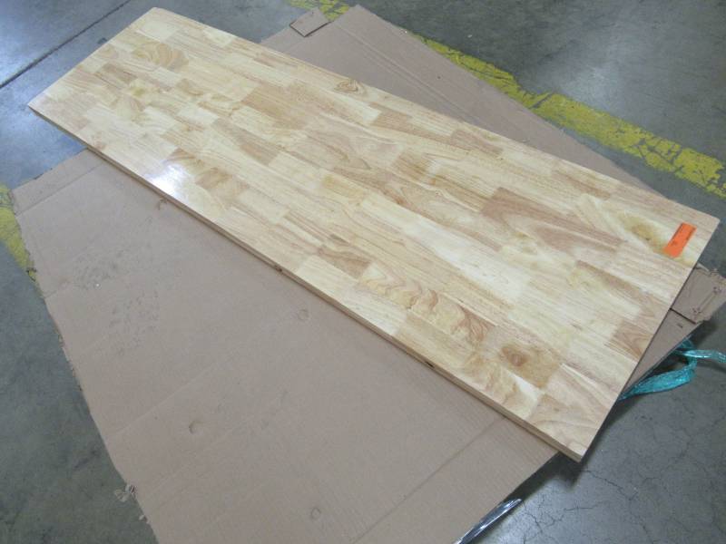 lot 202 image: Work Station Butcher Block Top 66 12 X 20 X 1 12.