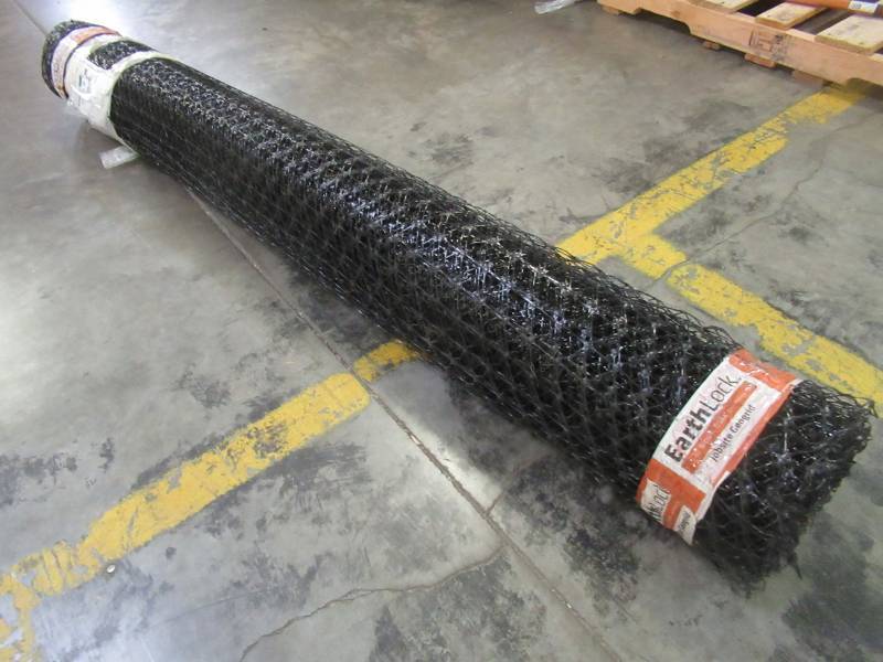lot 78 image: Earthlock 72 in. x 60 ft. TriAx GeoGrid Black Polypropylene Stabilization Underlayment, EL160-660