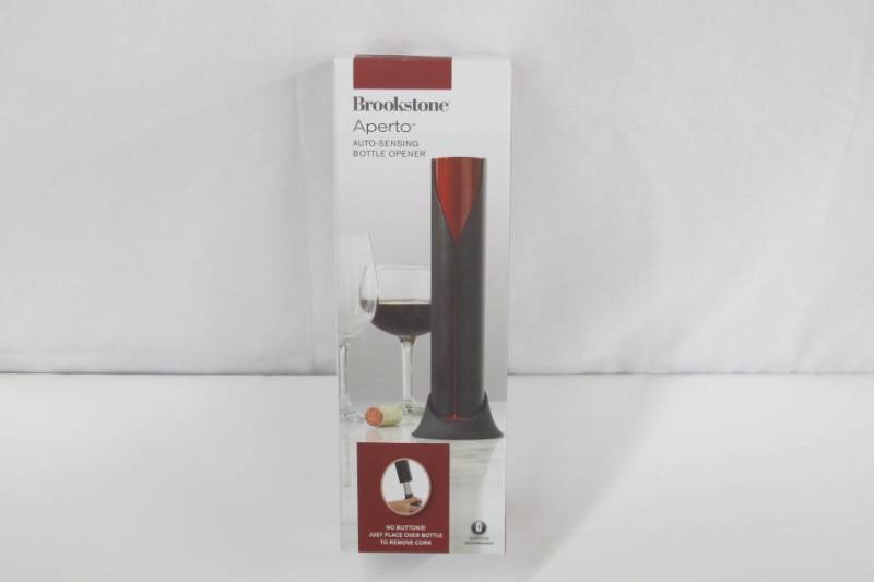 Brookstone Aperto the Amazing Button free Magic Wine Bottle