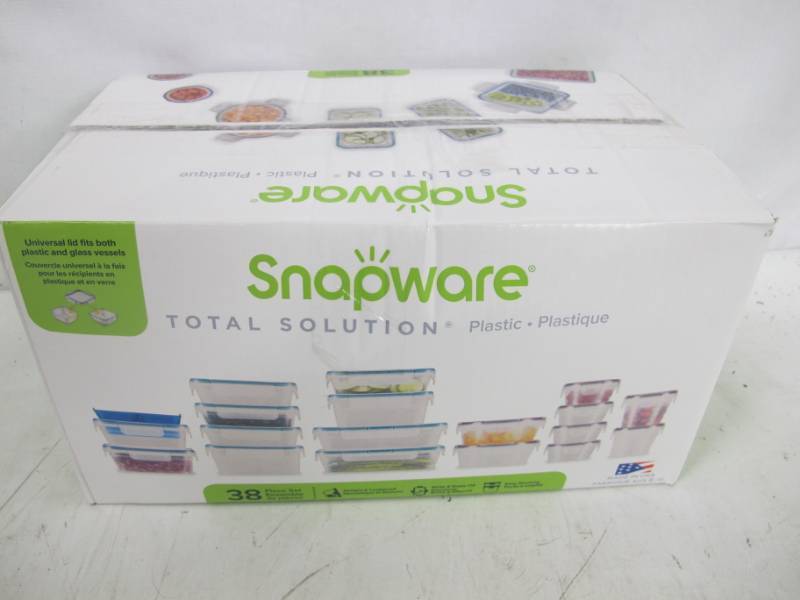  2 Wholesale Lots Snapware Plastic Food Keeper Set, 38