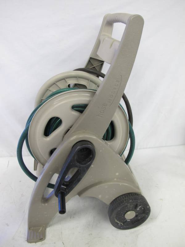 lot 184 image: Suncast 175 ft. Hose Reel Mobile Cart with Hose