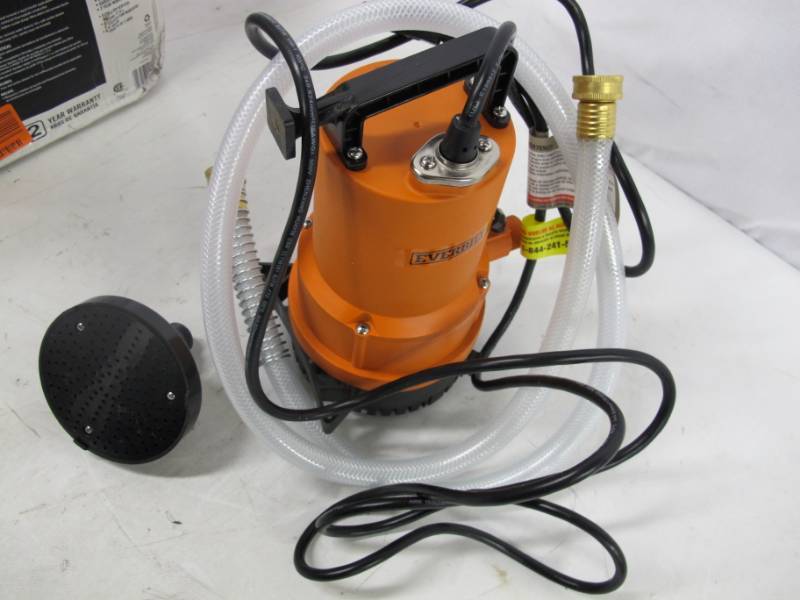 lot 159 image: Everbilt 14 HP 2-in-1 Utility Pump