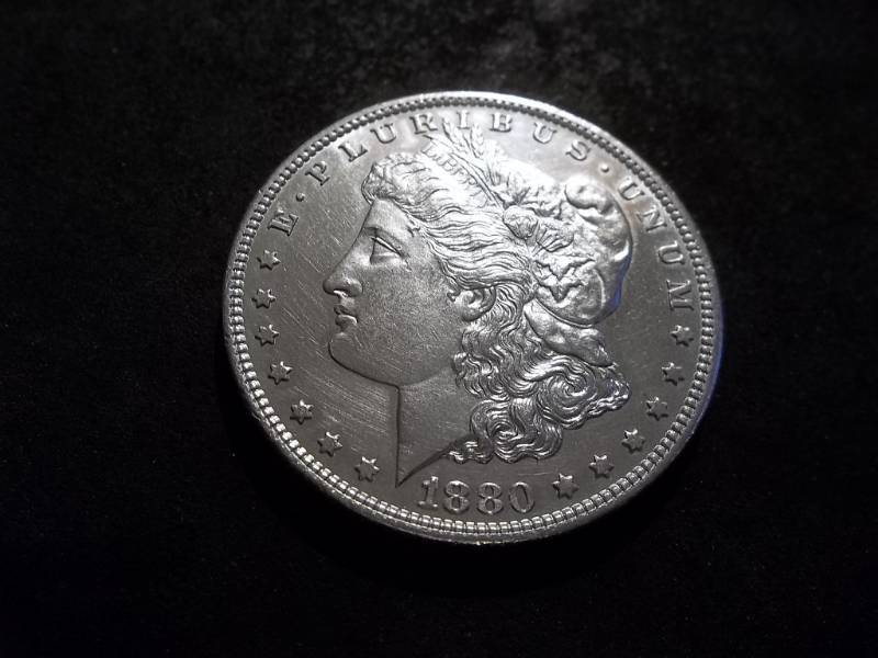 lot 6 image: 1880 S Morgan Silver Dollar
