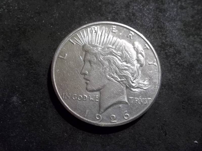 lot 39 image: 1926 S Silver Peace Dollar