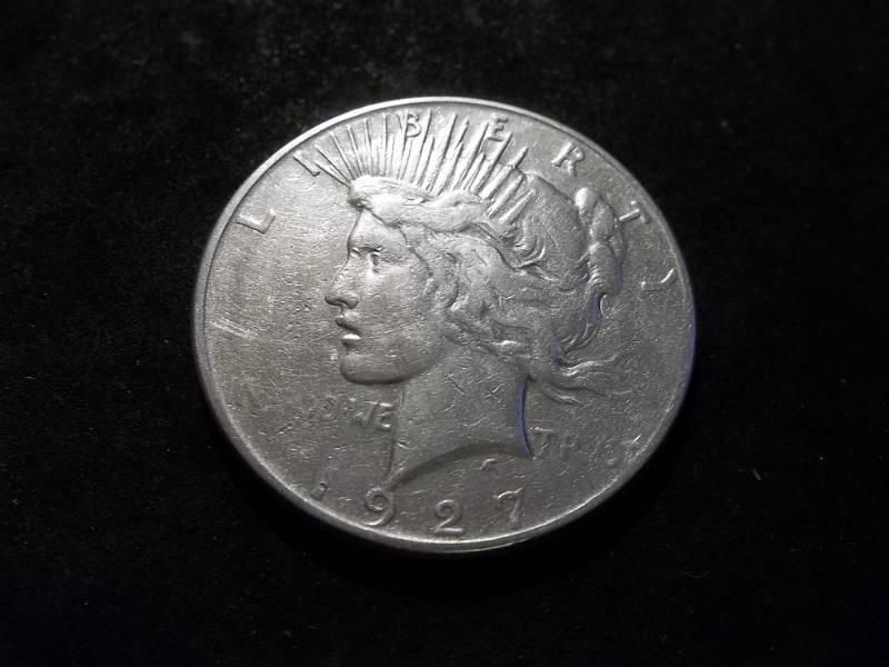 lot 42 image: 1927 S Peace Silver Dollar