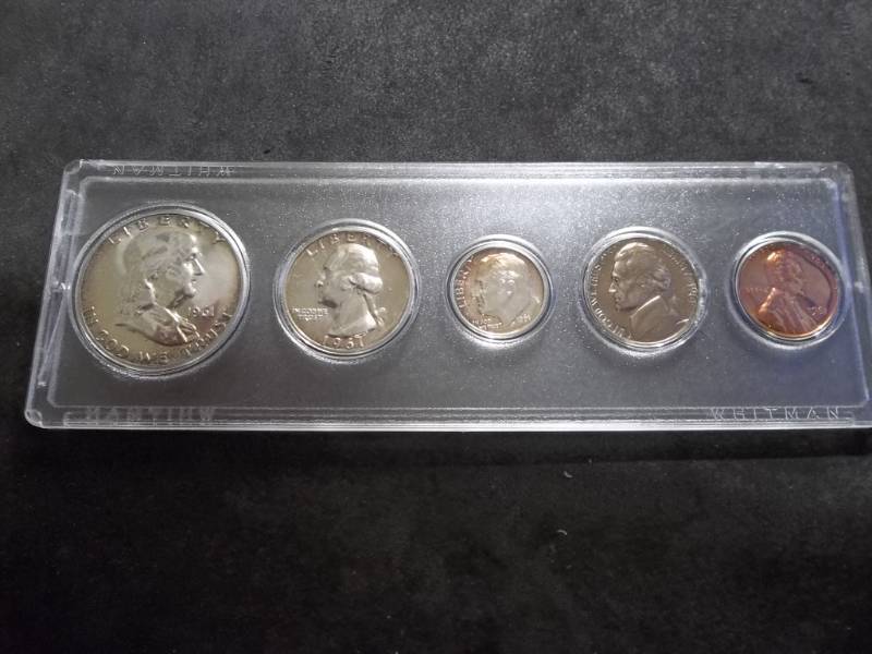 lot 55 image: 1961 US Mint Proof Set