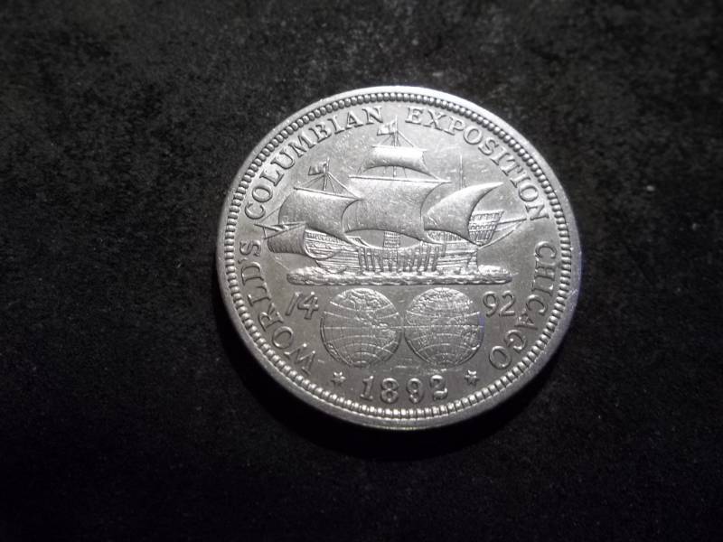 lot 64 image: 1892 Columbian Exposition Silver Half Dollar