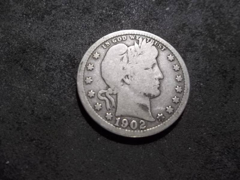 lot 74 image: 1902 Barber Quarter