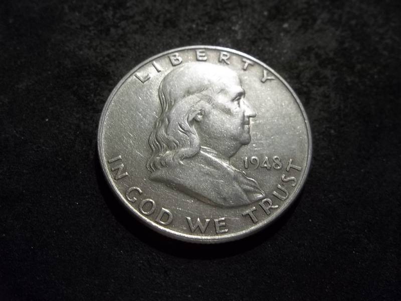 lot 78 image: 1948 Franklin Half Dollar