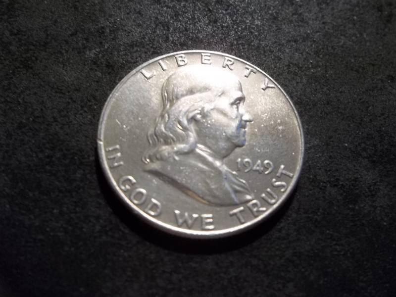 lot 80 image: 1949 Franklin Half Dollar