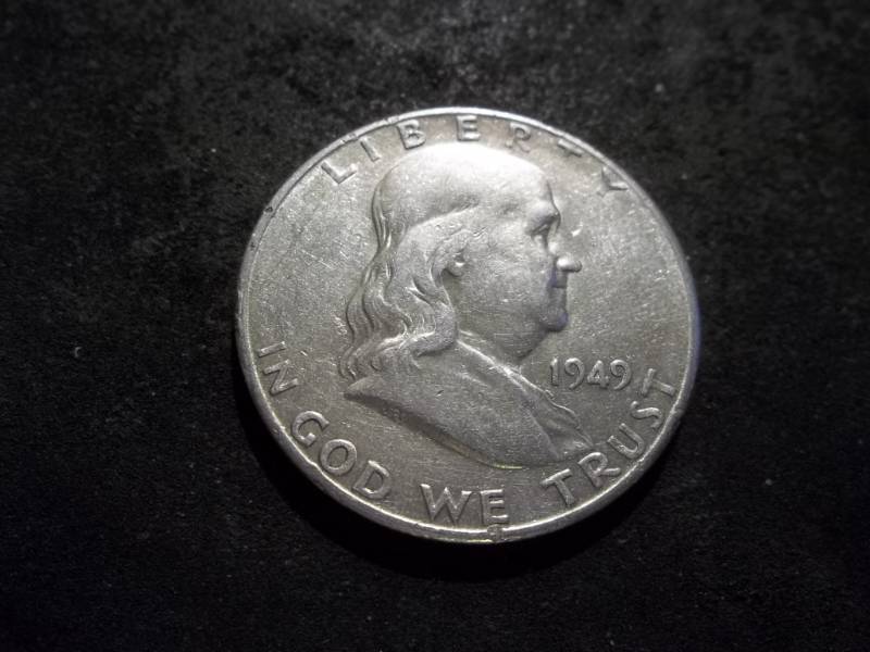 lot 81 image: 1949 S Franklin Half Dollar