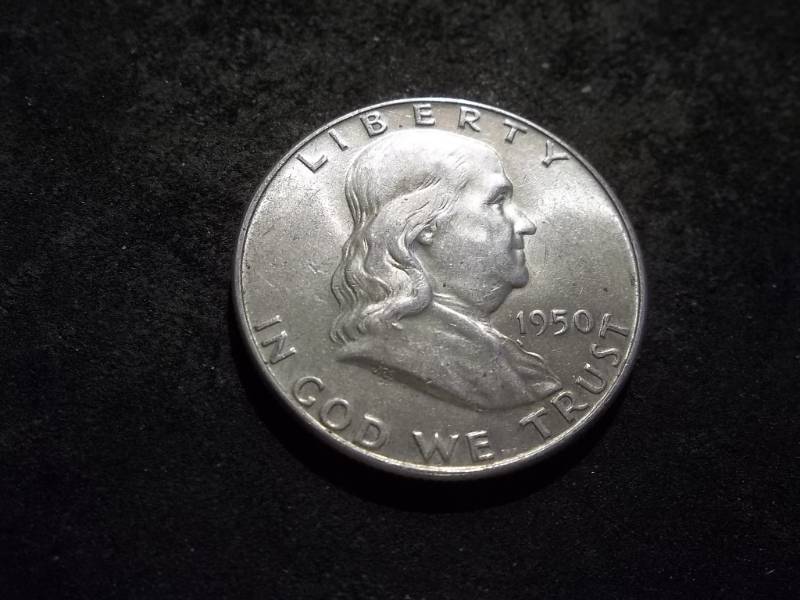 lot 82 image: 1950 Franklin Half Dollar