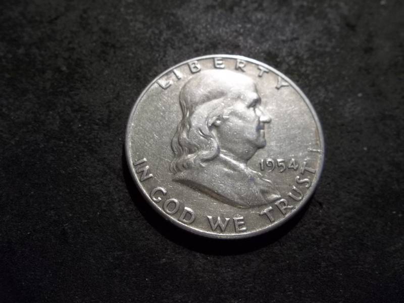 lot 93 image: 1954 Franklin Half Dollar