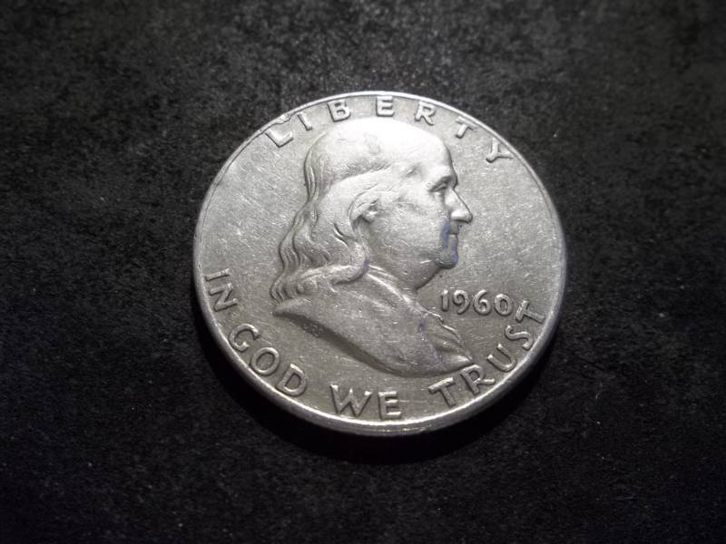 lot 104 image: 1960 Franklin Half Dollar