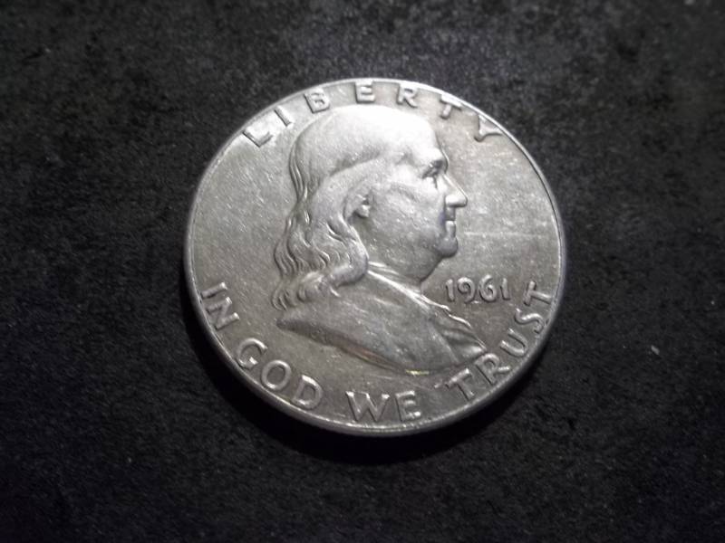 lot 107 image: 1961 Franklin Half Dollar