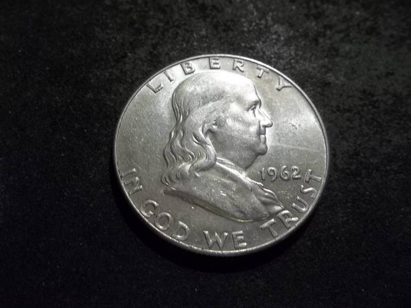 lot 108 image: 1962 D Franklin Half Dollar