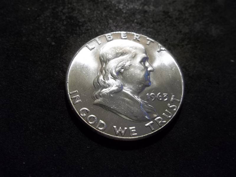 lot 110 image: 1963 Franklin Half Dollar