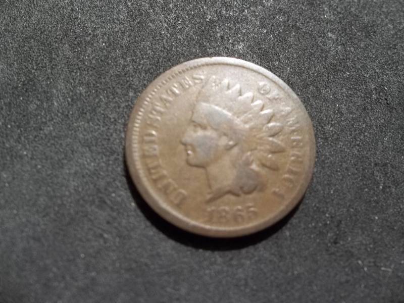 lot 124 image: 1865 Indian Head Cent